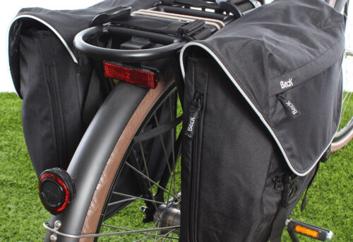 Beck Dubbele fietstas Sporty 30L Zwart