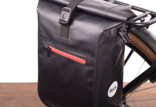 Beck Enkele fietstas Base TPU Zwart/Rood 18L