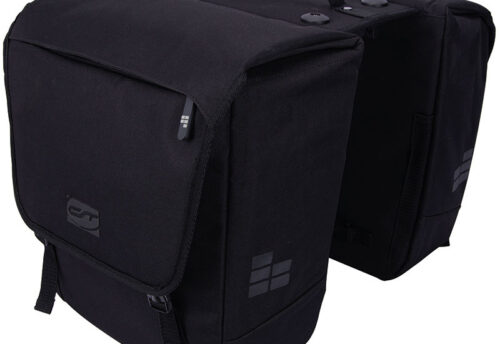 CONTEC Dubbele fietstas Via Tour Double MIK 32L Zwart