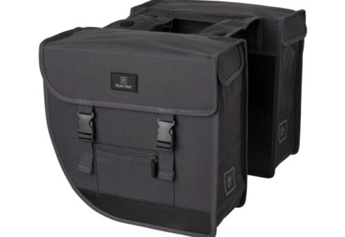 FastRider Dubbele fietstas Hybride 26L Grijs