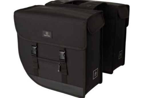 FastRider Dubbele fietstas Hybride Groot 35L Zwart