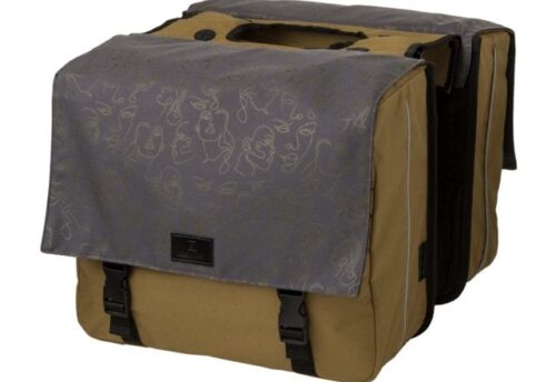 FastRider Dubbele fietstas Livia Olijfgroen 33L