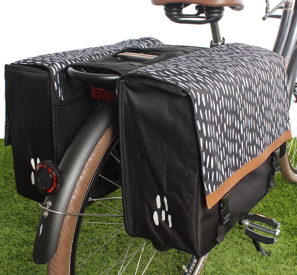 FastRider Dubbele fietstas Nara 33L Zwart FastRider Dubbele fietstas Nara 33L Zwart