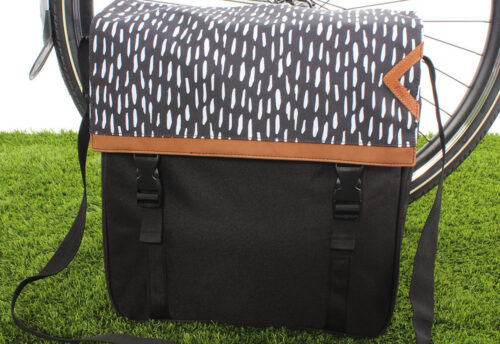 FastRider Enkele fietstas Shopper Nara 17L Zwart