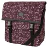 FastRider Enkele fietstas Shopper Nara Mini Flower Aubergine 17L