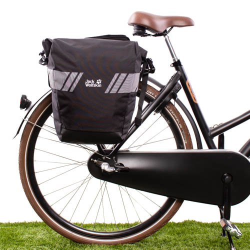 Jack Wolfskin Enkele fietstas Rack Bag 22L Flash Black Jack Wolfskin Enkele fietstas Rack Bag 22L Flash Black