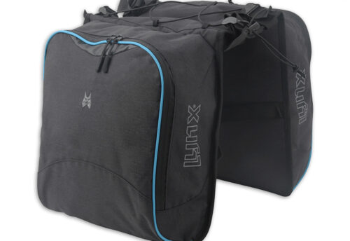 Lynx Dubbele fietstas Joshua 20L Zwart