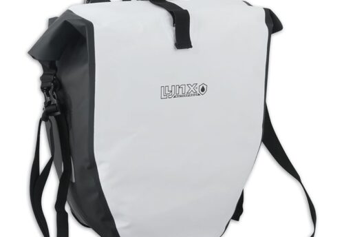 Lynx Enkele fietstas Rocky XL Wit 25L