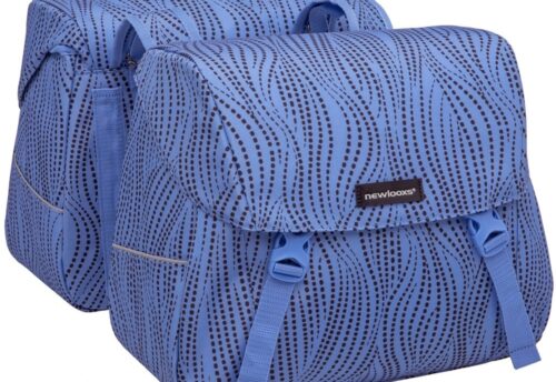New Looxs Dubbele fietstas Joli Double Alma Blue 37L