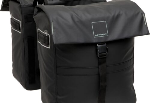 New Looxs Dubbele fietstas Leeds Double 38L Black