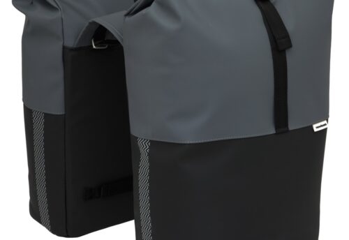 New Looxs Dubbele fietstas Nyborg 34L Dark Grey/Black