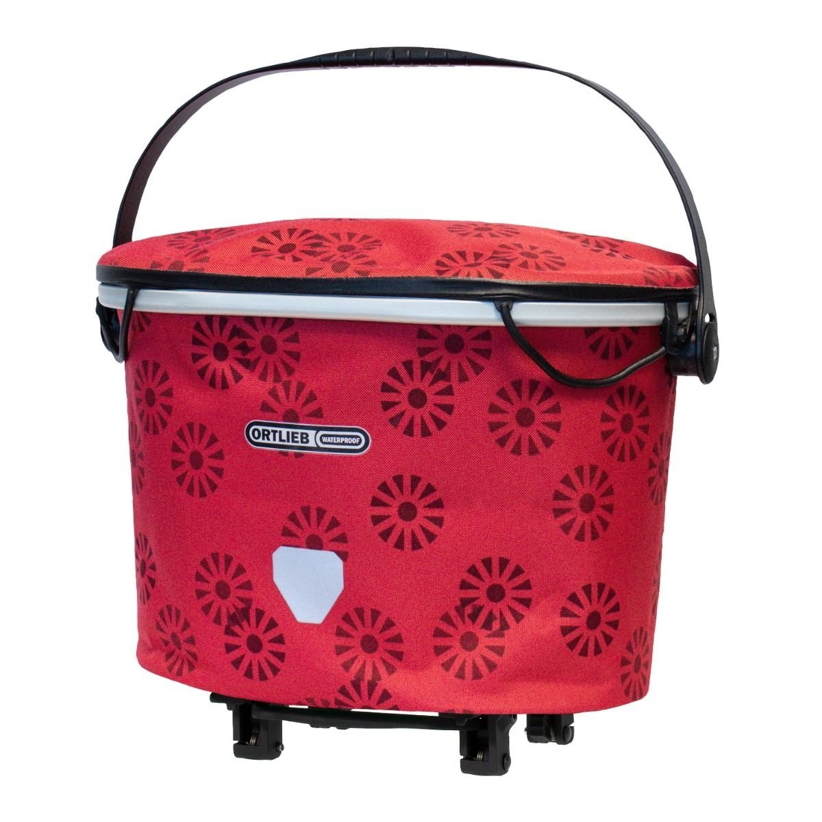 Ortlieb Bagagedragertas Up-Town Rack Design Floral Red - 17 Ortlieb Bagagedragertas Up-Town Rack Design Floral Red - 17