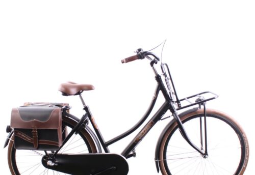 Selle Monte Grappa Dubbele fietstas Onda Zwart-Bruin