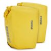 Thule Dubbele fietstas Shield Pannier Large 50L Geel