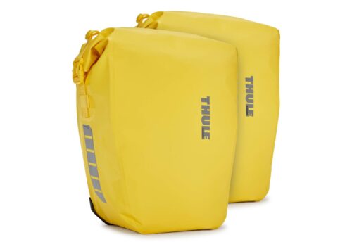 Thule Dubbele fietstas Shield Pannier Large 50L Geel
