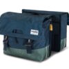 Urban Proof Dubbele fietstas 40L Recycled - Blauw/Groen