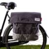 Urban Proof Dubbele fietstas 40L Recycled - Groen/Grijs