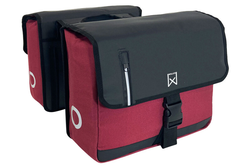 Willex Dubbele Businesstas 30L Rood/Zwart Willex Dubbele Businesstas 30L Rood/Zwart