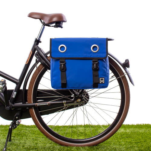 Willex Dubbele fietstas Bisonyl 30L Blauw Willex Dubbele fietstas Bisonyl 30L Blauw