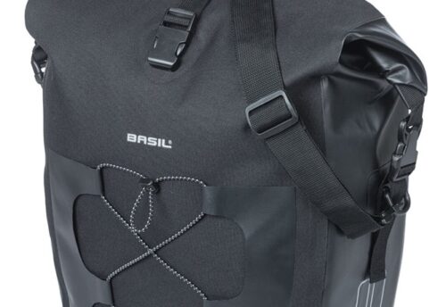Basil Enkele Fietstas Navigator Waterproof L MIK Studs 22L Zwart