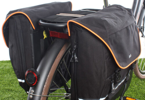 Beck Dubbele fietstas SPRTV Oranje Bies