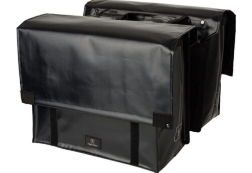FastRider Dubbele fietstas Cargo Tarpaulin 46L Zwart