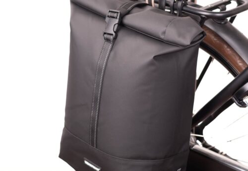 Urban Proof Enkele fietstas Rolltop Recycled 20L Zwart