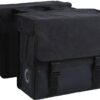Willex Dubbele Canvas Tas Plus Zwart/Matzwart 57L