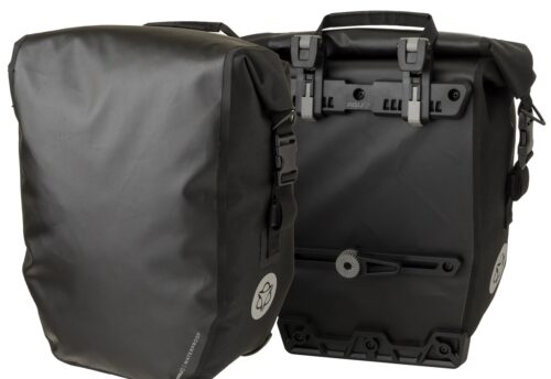 AGU Enkele fietstas Shelter Clean Medium 32L Zwart CG Set