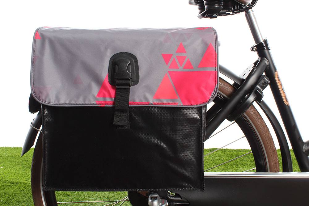 Beck Dubbele fietstas 35L Small Tangram Beck Dubbele fietstas 35L Small Tangram