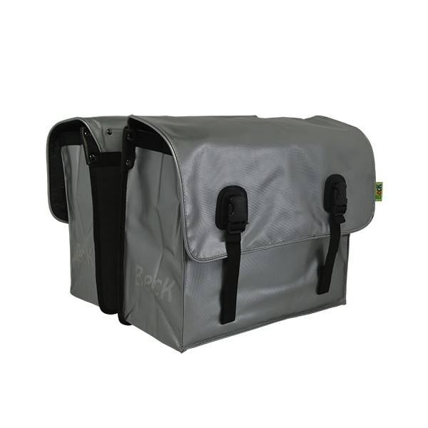 Beck Dubbele fietstas Classic 46L Zilver Beck Dubbele fietstas Classic 46L Zilver
