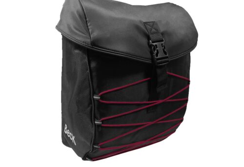 Beck Enkele fietstas S.tar Single Zwart/Rood 18L