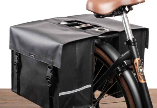 Clarijs Dubbele fietstas XL 46L Matzwart