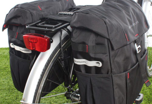 New Looxs Dubbele Fietstas Vigo Double 37L Zwart
