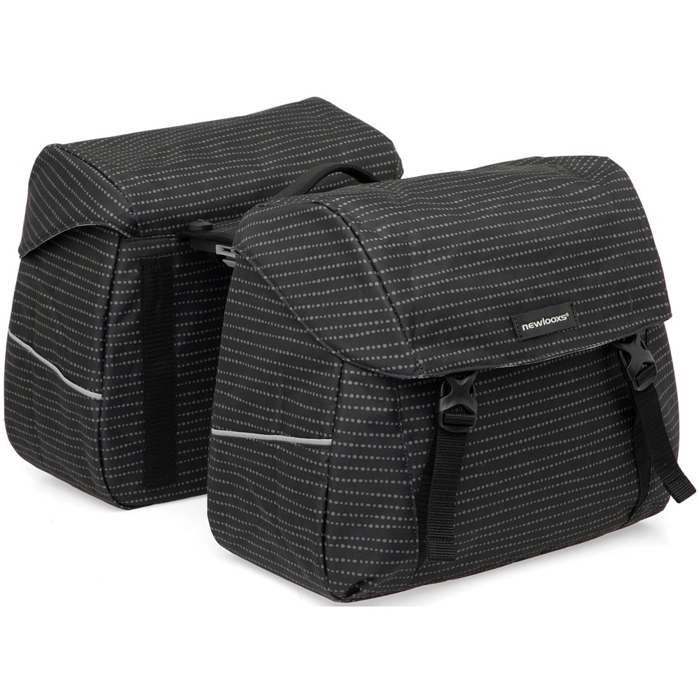 New Looxs Dubbele fietstas Joli Double MIK 37L Nomi Black New Looxs Dubbele fietstas Joli Double MIK 37L Nomi Black