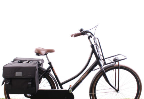 New Looxs Dubbele fietstas Origin Double Zwart