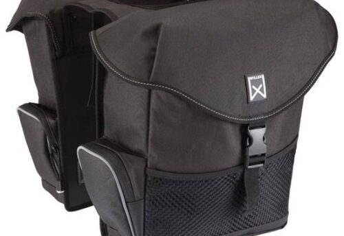 Willex Dubbele fietstas Bagagetas 24L Zwart