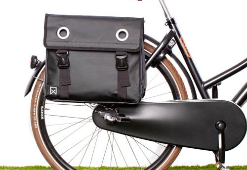 Willex Dubbele fietstas Bisonyl 40L Zwart