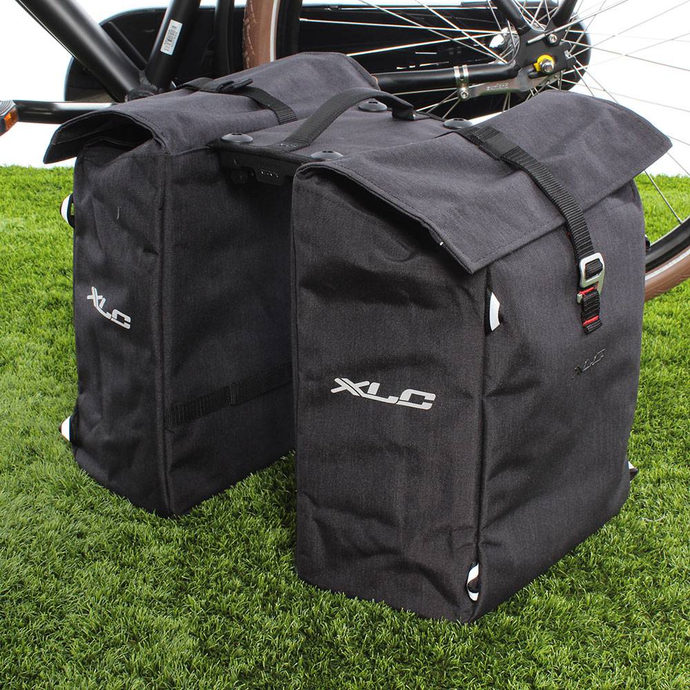 XLC Dubbele fietstas Commuter RT 31L Antraciet XLC Dubbele fietstas Commuter RT 31L Antraciet