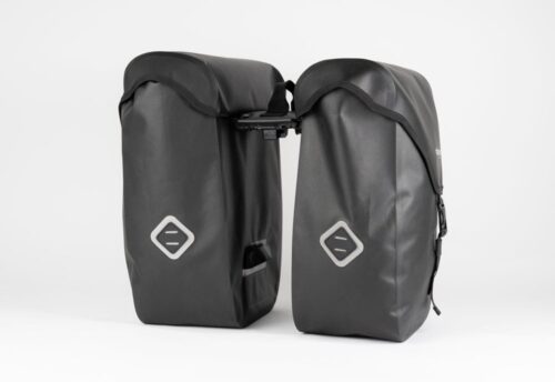 AtranVelo Dubbele fietstas ZAP Plus WP 50L AVS Zwart