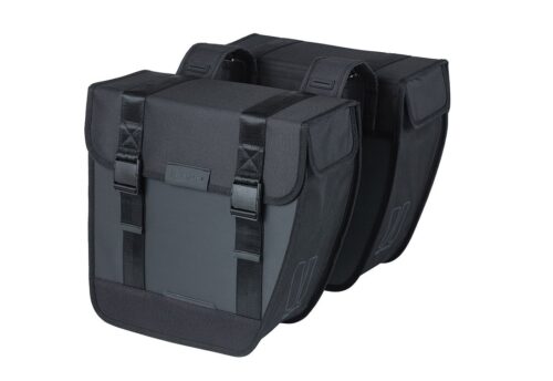 Basil Dubbele Fietstas Tour Waterproof 28L Zwart