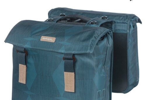 Basil Dubbele fietstas Elegance MIK 2.0 40-49L Estate Blue
