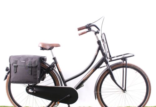 Basil Dubbele fietstas Mara 26L Zwart