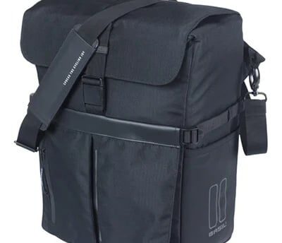 Basil Enkele Fietstas Move MIK Hooks 15L Zwart
