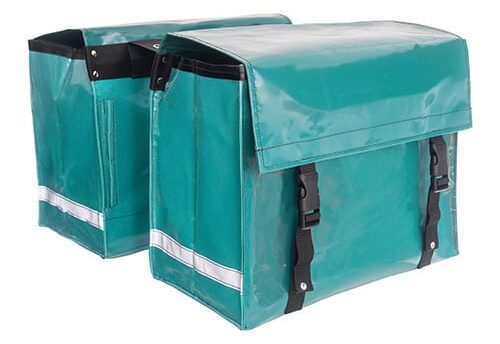 Beck Dubbele fietstas Nostalgic 52L Green