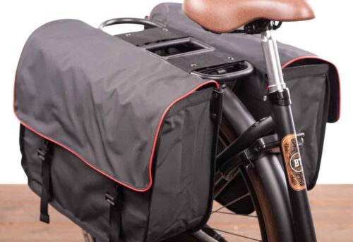 Beck Dubbele fietstas Organic Rode Bies 42L