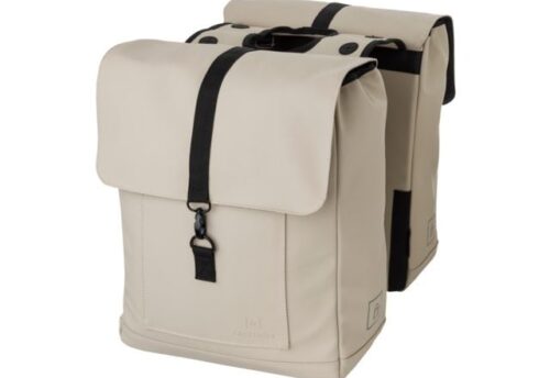 FastRider Dubbele fietstas Jaxx II 28L Taupe