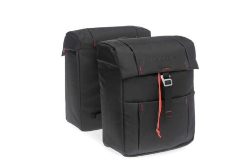 New Looxs Dubbele Fietstas Vigo Double Atran 515AT 37L Zwart