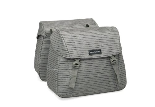 New Looxs Dubbele fietstas Joli Double 37L Nomi Grey