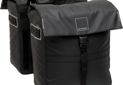 New Looxs Dubbele fietstas Leeds Double 38L Black